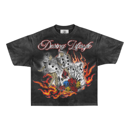 DARING LIFESTYLE BLACK TEE